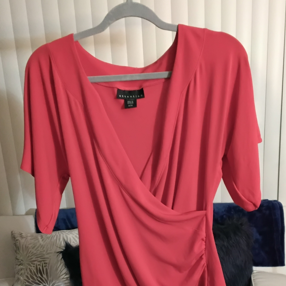 Alex Marie Pink Blouse Elegant Top